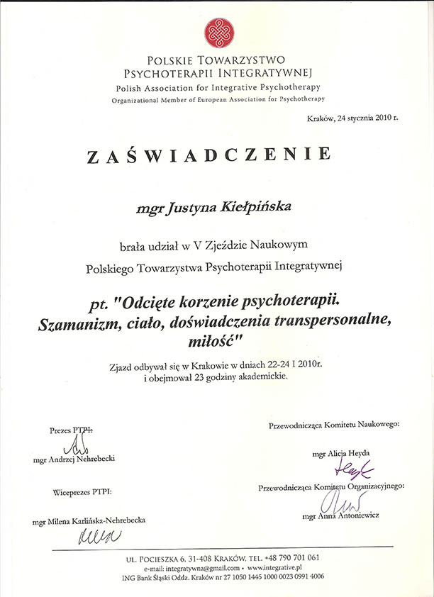 Polskie Towarzystwo Terapii Integracyjnej